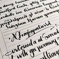 Provide good handwriting assiments