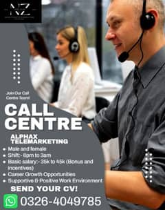 Call centre/ sales & marketing job available in Lahore