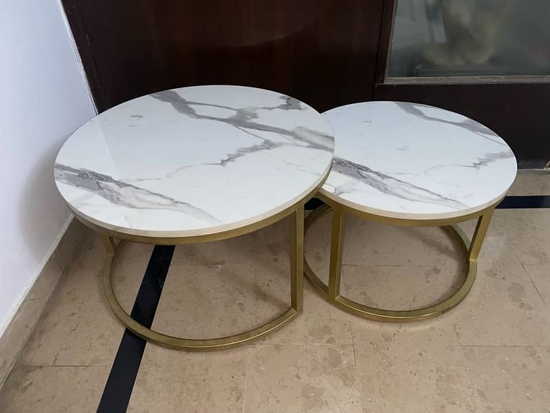 White Marble Sheet Centre Table 1