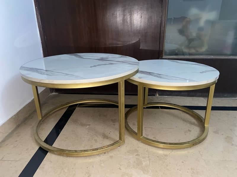 White Marble Sheet Centre Table 3