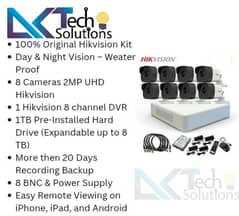 8 CCTV camera package