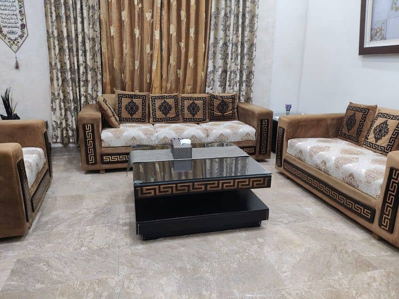 table set and sofa set complete sale in 73 thousand 2