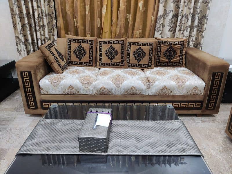 table set and sofa set complete sale in 73 thousand 3