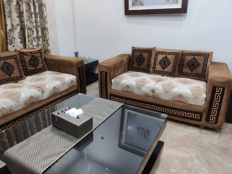 table set and sofa set complete sale in 73 thousand 5