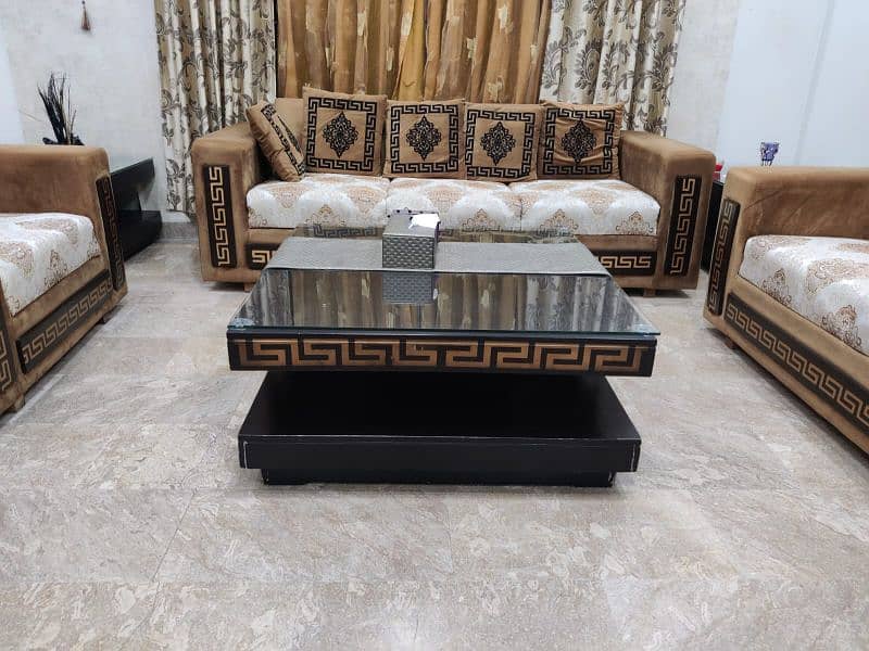 table set and sofa set complete sale in 73 thousand 6