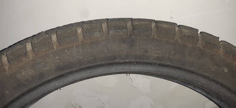 suzuki 150 rear tyre with new tube 1