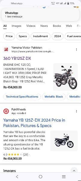 Yamaha YBz 125 DX Almost New 14