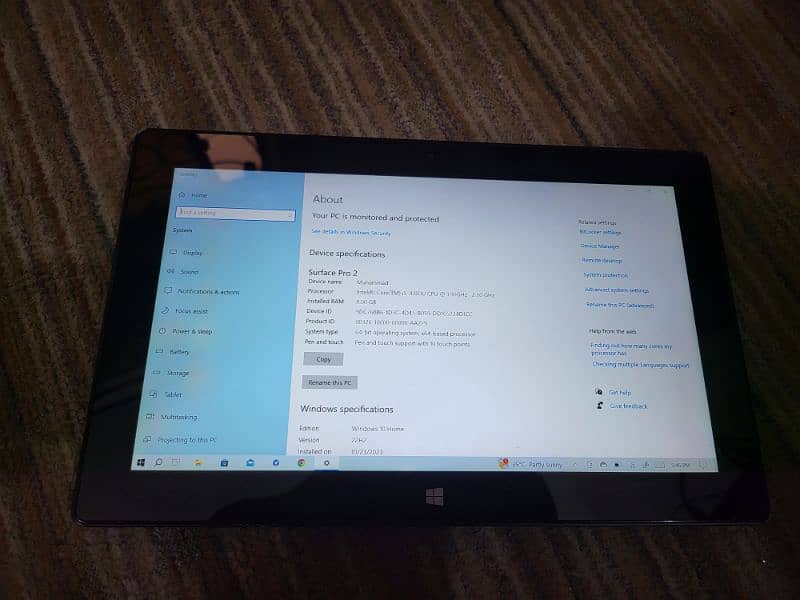 Surface Pro 3 4th generation i5 touch laptop 1