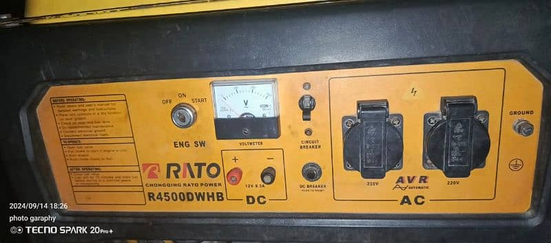 Rato 3.5KVA in good condition 7