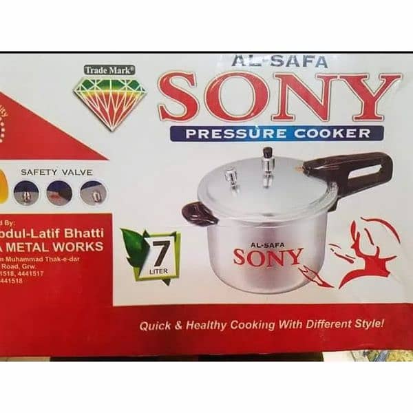 AL-SAFA Sony Pressure Cooker (7 Liter) 4