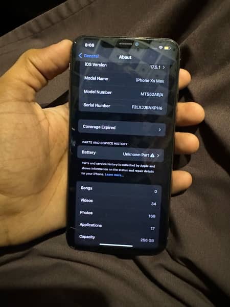 Iphone Xs max 256GB  Non pta 6