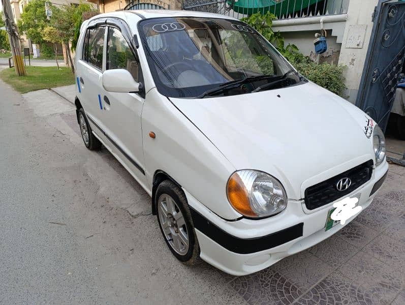 Hyundai Santro 2003 power steering chilled AC 1