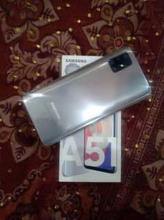 SAMSUNG A51 MObile 6/128 with Box charger no open no repair all ok