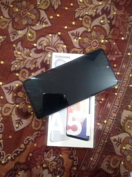 SAMSUNG A51 MObile 6/128 with Box charger no open no repair all ok 2