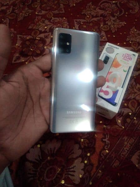 SAMSUNG A51 MObile 6/128 with Box charger no open no repair all ok 4