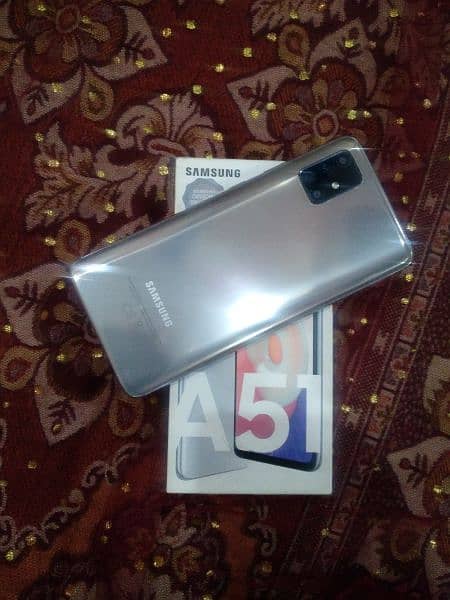 SAMSUNG A51 MObile 6/128 with Box charger no open no repair all ok 16