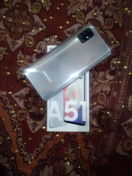 SAMSUNG A51 MObile 6/128 with Box charger no open no repair all ok 19