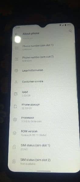 vivo y12 s 10 by 9 condition all ok 4