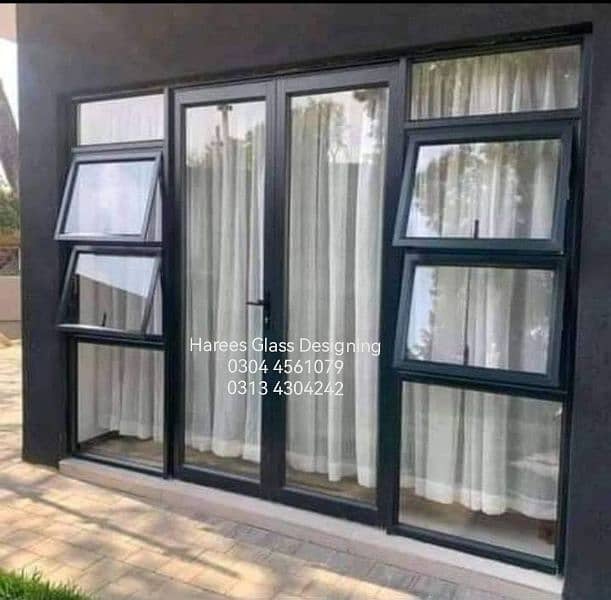 Aluminium Windows l Glass Designing l Glass Partitions l Shower Cabins 1