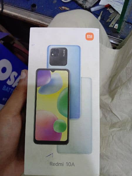 Redmi 10A original phone with box and charger just in 18000 2