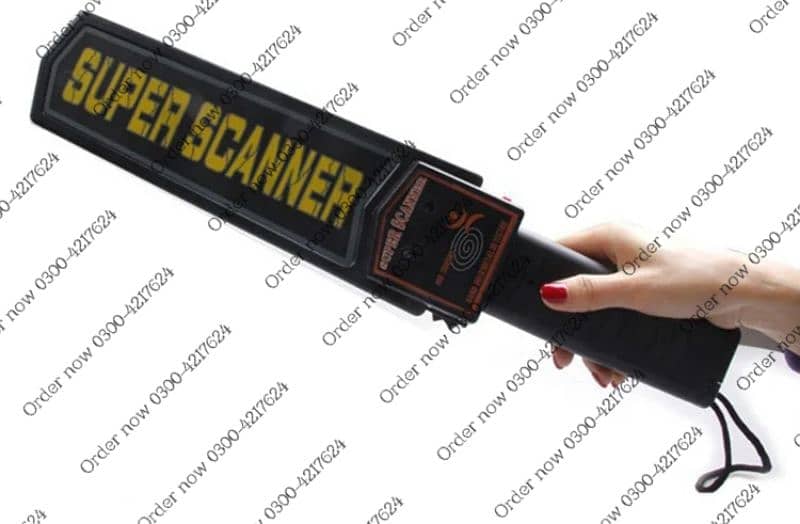 Metal Detector Body Scanner outdoor Handheld Garrett Super Scann 1