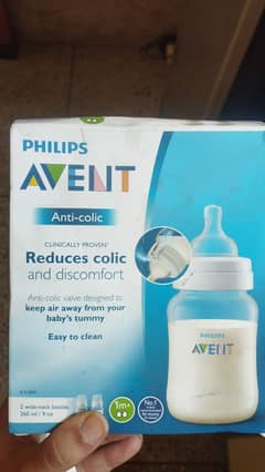 Pair of Philips Avent Anti-Colic Bottle PP 260ML (Original) with Box