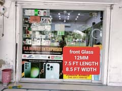 Front Glass of Shop 12mm 0