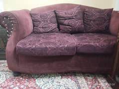 Two seater sofa set in excellent condition