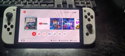 Nintendo switch OLED up for sale. mint condition