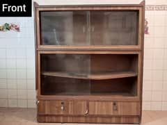 Solid Wooden Showcase Cabinet For Sale