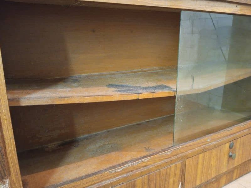 Solid Wooden Showcase Cabinet For Sale 4