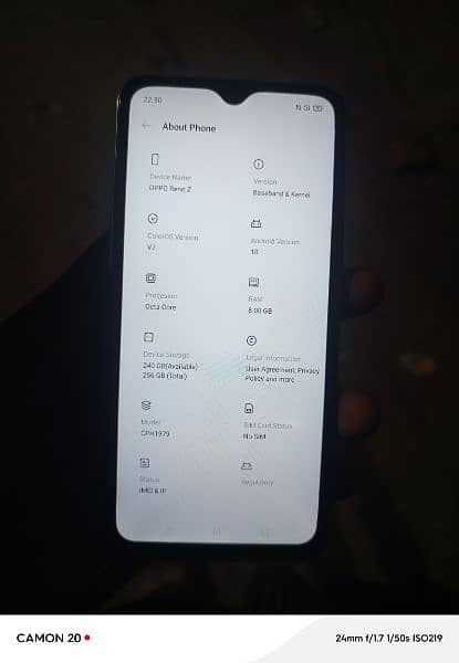oppo reno z 8/256 only phone ha 1