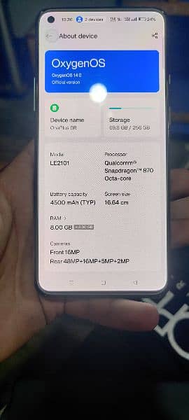 one plus 9r 8/256 gb 5