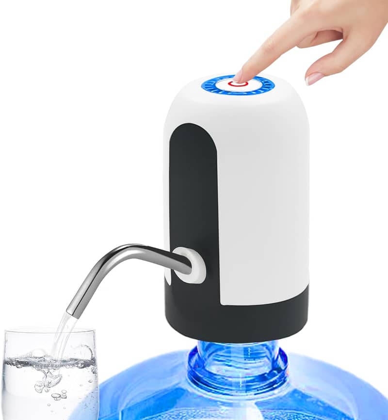 BPA Free Electric Water Pump Dispenser USB Wireless Water Bottle Pump 0