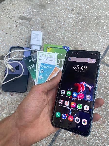 Infinix Hot 10S 4/128 10/10 Condition 3