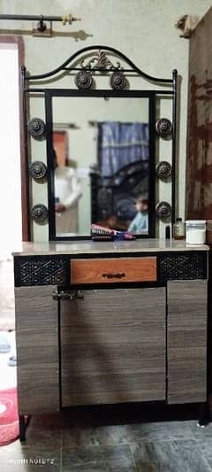 Stylish Crockery display iron cabinet & dressing table 0