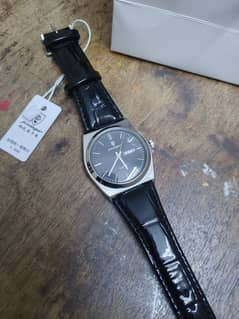 Poedagar black strap brand new watch with gift bag