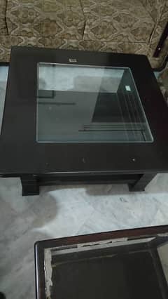 square table with glass top