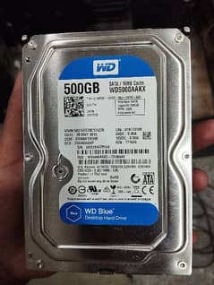 500gb Hard WD and SEAGATE