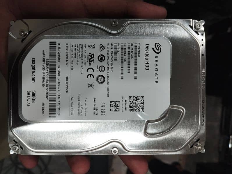 500gb Hard WD and SEAGATE 1