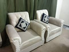 Sofa Set 5 Seater New Velvet With 5 Cushion l Contact 0331-5507990