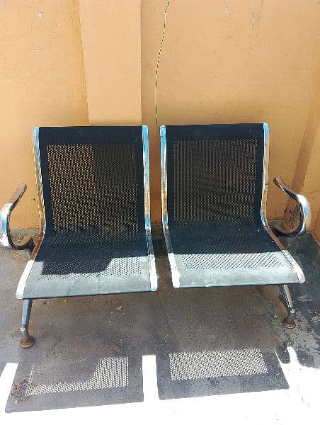 High quality 2 seater visiting chair in used condition 3