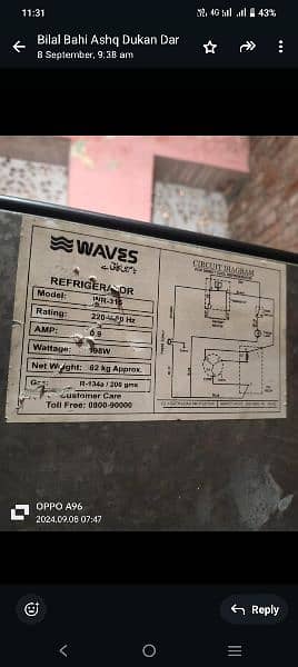 Waves refrigerate for sale full size 2