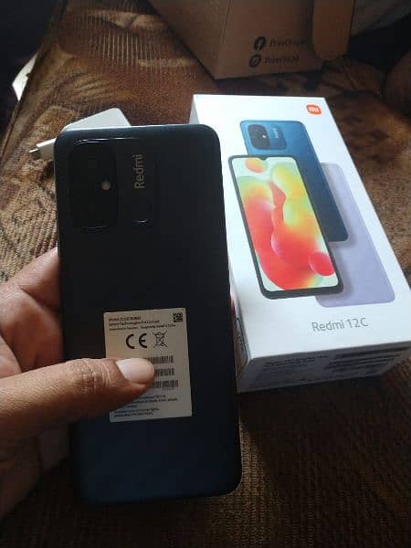 Redmi 12c 4gb ram 64gb Helio g85 PUBG processor, with box and charger 5