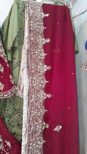 bridal dress lehnga for sale with jewelry 03075722941 2