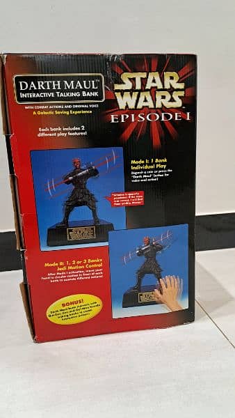 (SRATWARS) EP-I. "DARTH MAUL INTERACTIVE TALKING BANK" 1