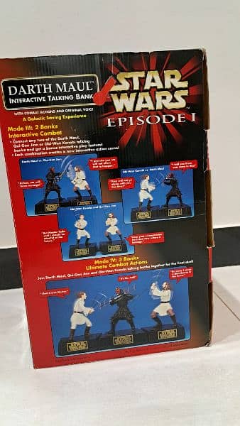 (SRATWARS) EP-I. "DARTH MAUL INTERACTIVE TALKING BANK" 3