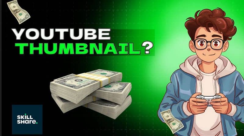 I will design amazing YouTube thumbnail in photoshop 8