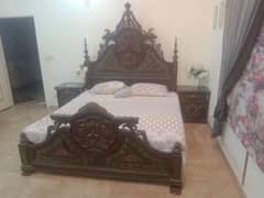 double bed two center table one dressings table