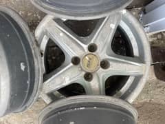 JAD rims 15x6.5 for all sedan cars remove from project car very good